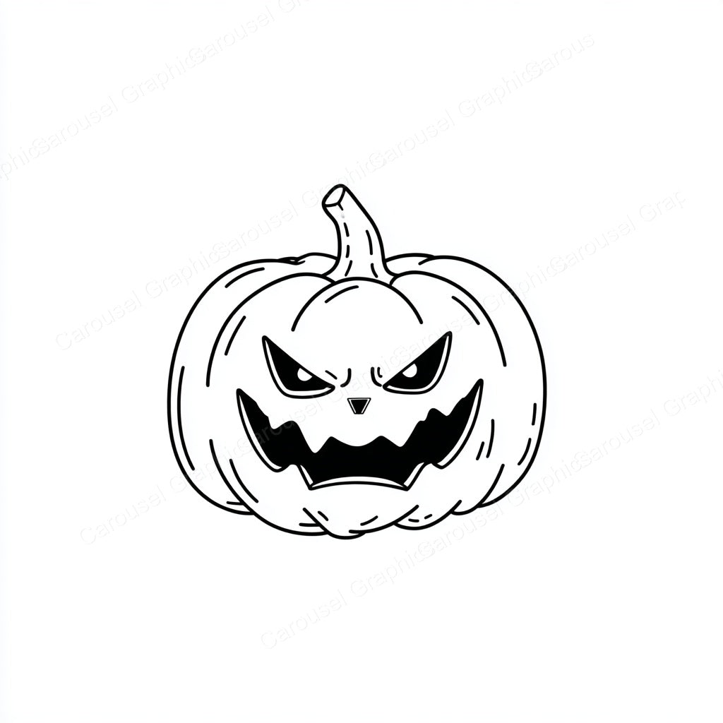 Jack-O-Lantern Vector Graphic preview