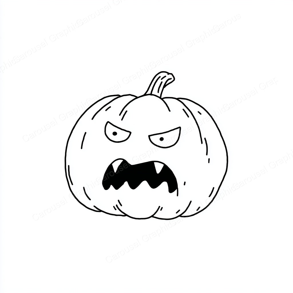 Jack-O-Lantern Vector Graphic preview