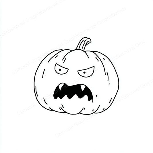 Jack-O-Lantern Vector Graphic preview