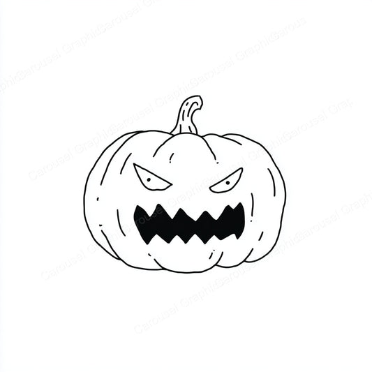 Jack-O-Lantern Vector Graphic preview