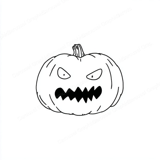 Jack-O-Lantern Vector Graphic preview