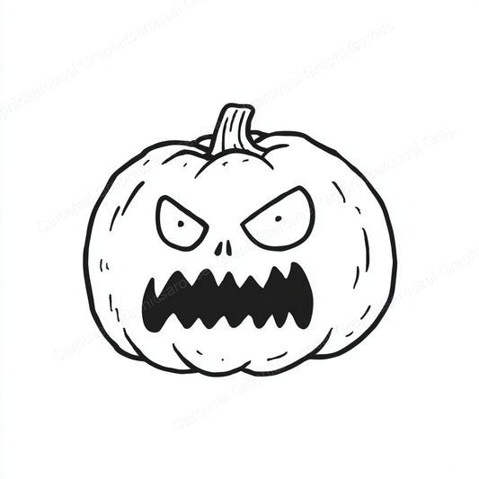Jack-O-Lantern Vector Graphic preview