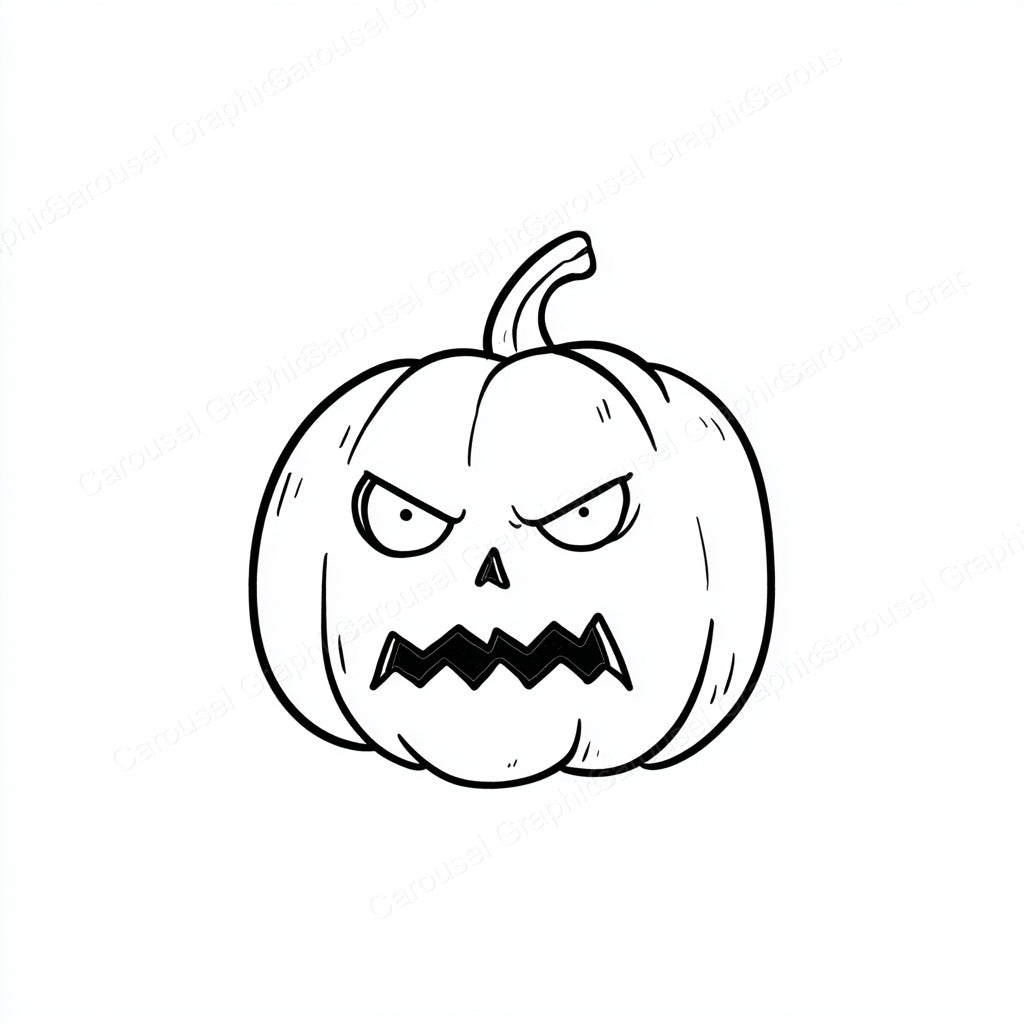 Jack-O-Lantern Vector Graphic preview