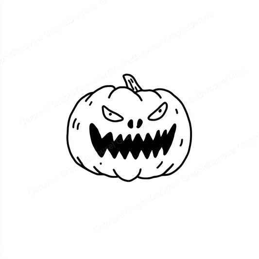 Jack-O-Lantern Vector Graphic preview