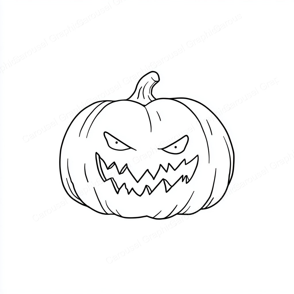 Jack-O-Lantern Vector Graphic preview