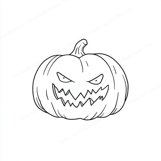 Jack-O-Lantern Vector Graphic preview