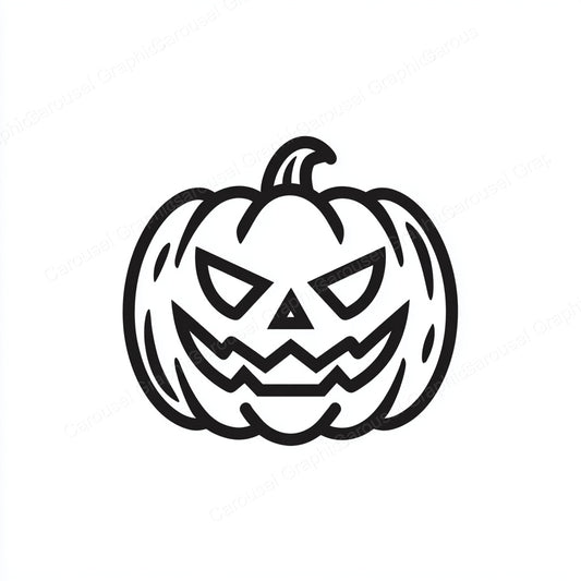 Jack-O-Lantern Vector Graphic preview