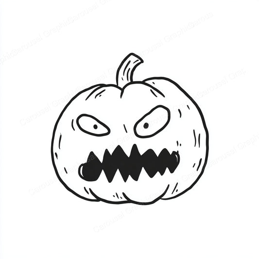 Jack-O-Lantern Vector Graphic preview