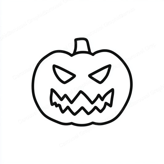 Jack-O-Lantern Vector Graphic preview