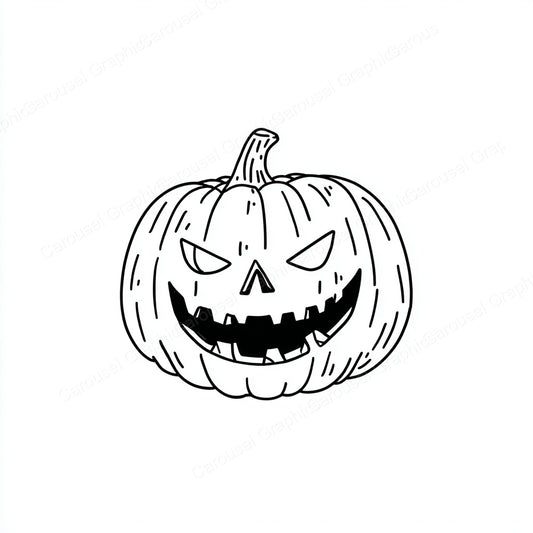 Jack-O-Lantern Vector Graphic preview