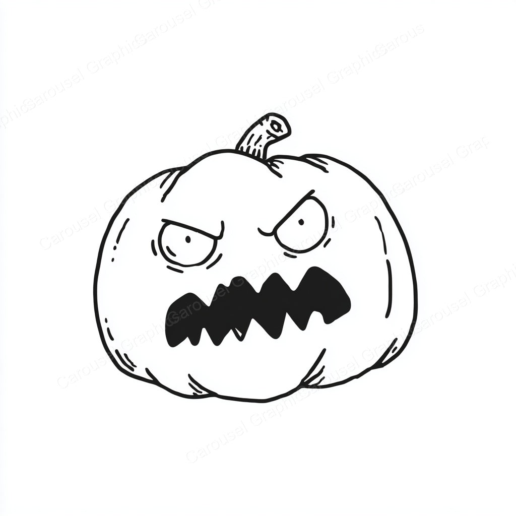 Jack-O-Lantern Vector Graphic preview