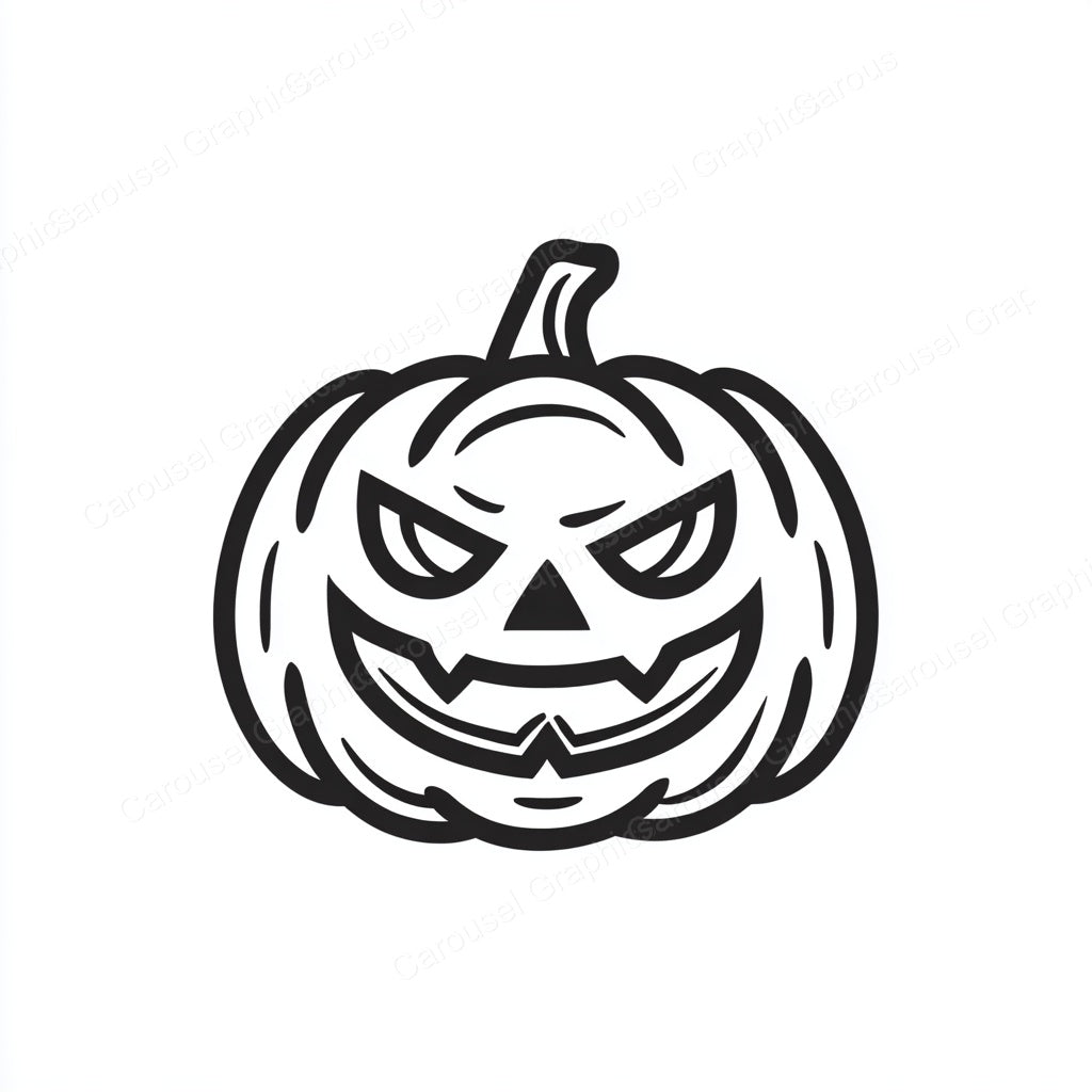 Jack-O-Lantern Vector Graphic preview
