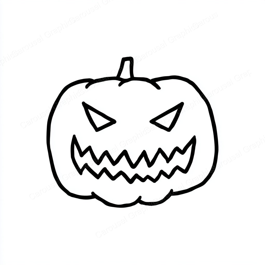 Jack-O-Lantern Vector Graphic preview
