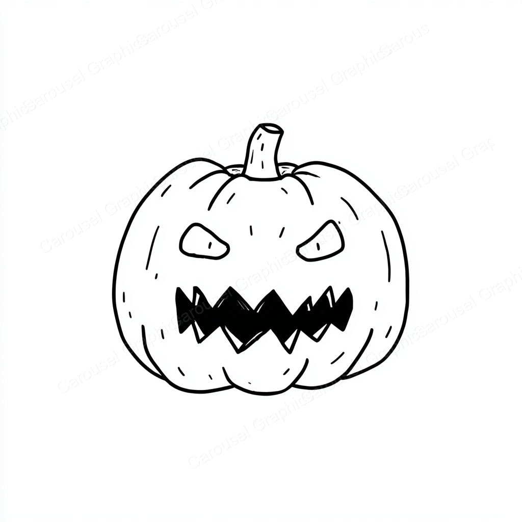 Jack-O-Lantern Vector Graphic preview