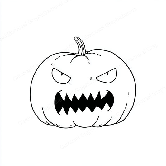 Jack-O-Lantern Vector Graphic preview