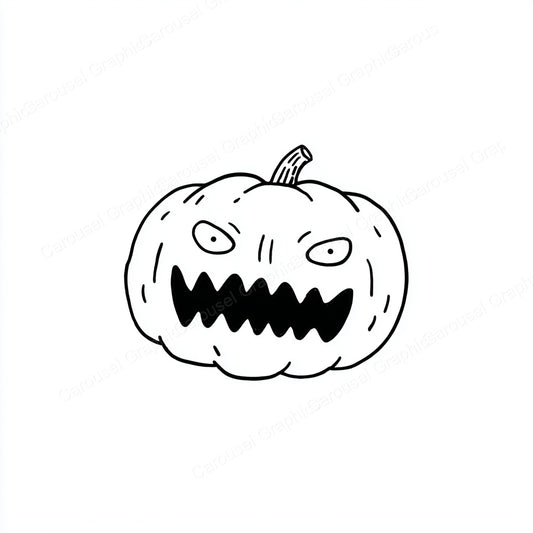 Jack-O-Lantern Vector Graphic preview