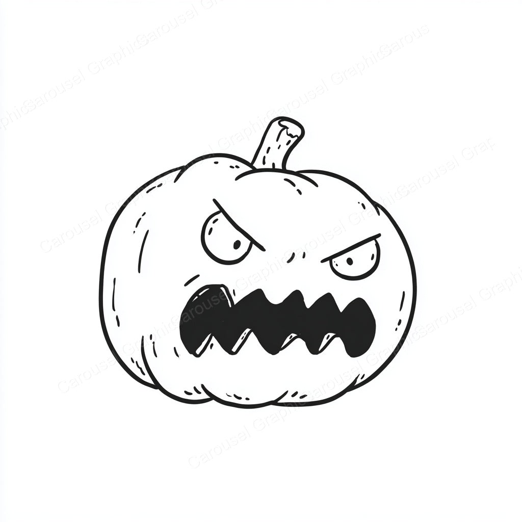 Jack-O-Lantern Vector Graphic preview