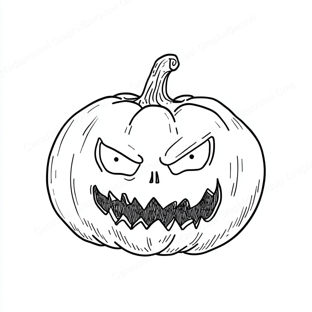 Jack-O-Lantern Vector Graphic preview