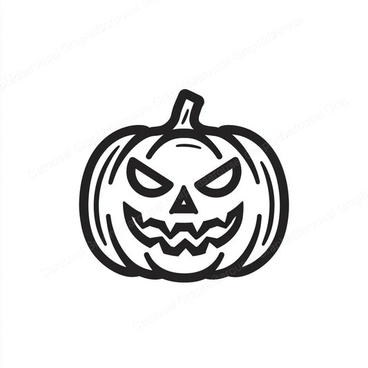 Jack-O-Lantern Vector Graphic preview
