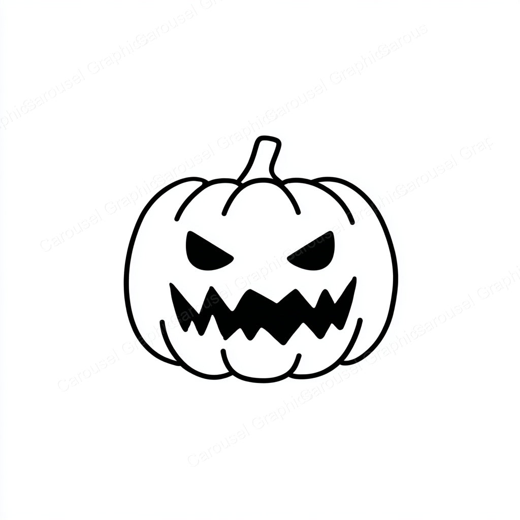 Jack-O-Lantern Vector Graphic preview