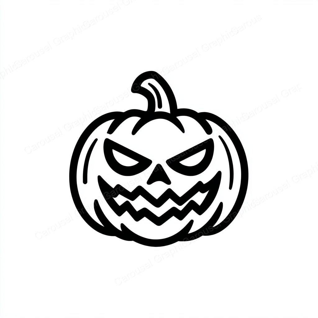 Jack-O-Lantern Vector Graphic preview