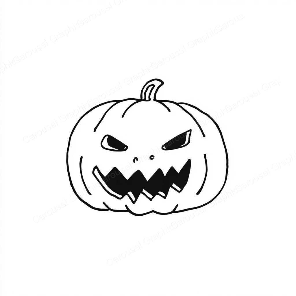 Jack-O-Lantern Vector Graphic preview