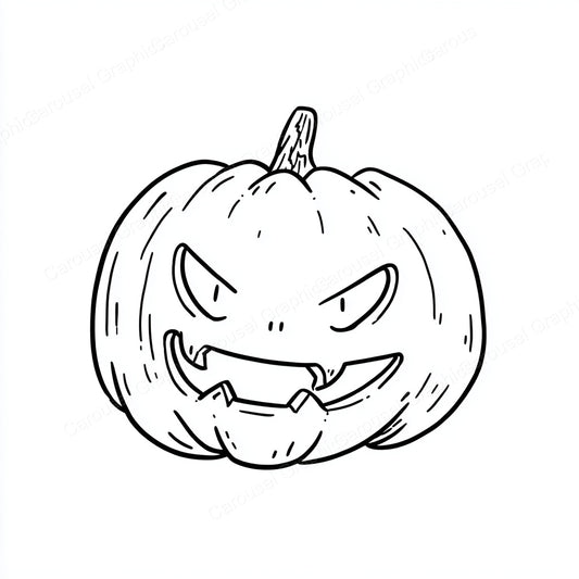 Jack-O-Lantern Vector Graphic preview