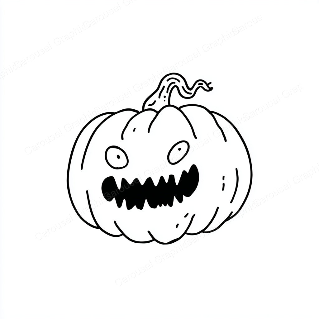 Jack-O-Lantern Vector Graphic preview