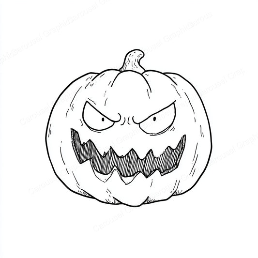 Jack-O-Lantern Vector Graphic preview