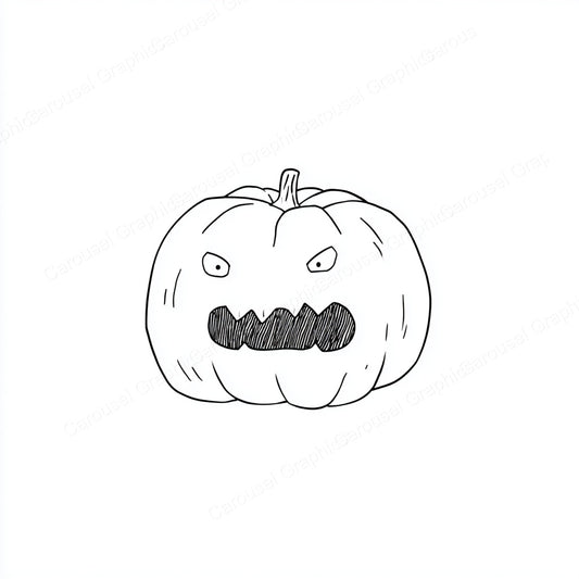Jack-O-Lantern Vector Graphic preview