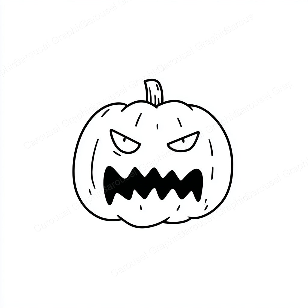 Jack-O-Lantern Vector Graphic preview
