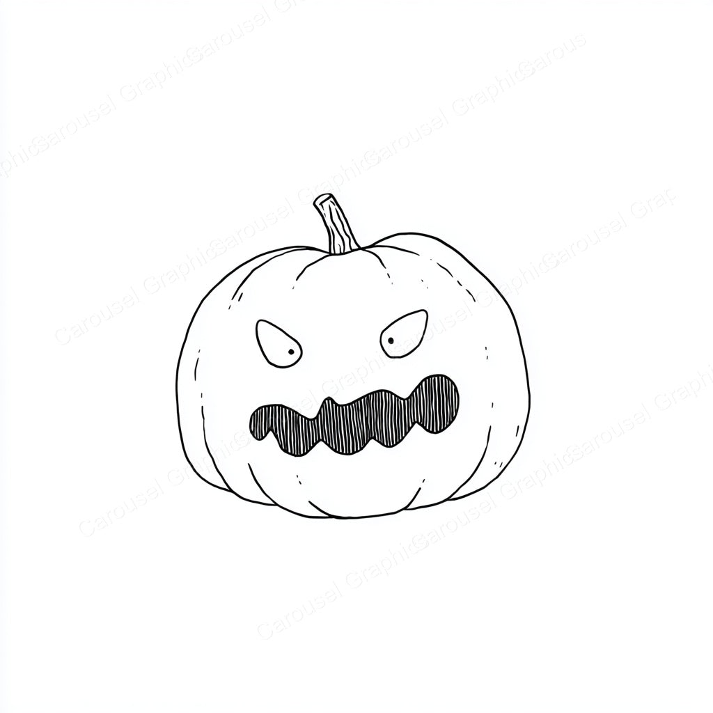Jack-O-Lantern Vector Graphic preview