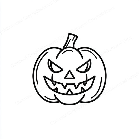 Jack-O-Lantern Vector Graphic preview