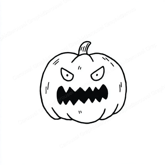 Jack-O-Lantern Vector Graphic preview
