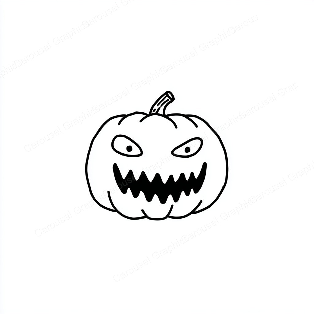 Jack-O-Lantern Vector Graphic preview