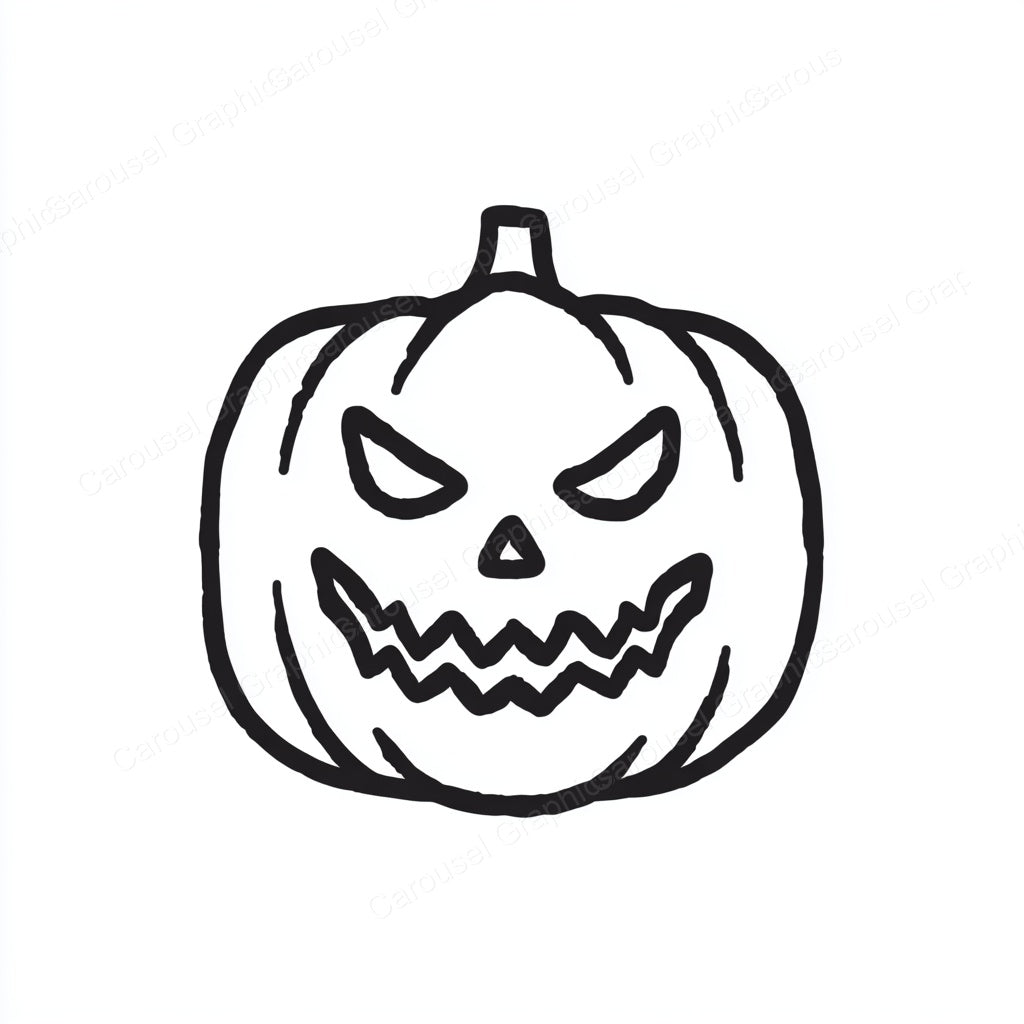 Jack-O-Lantern Vector Graphic preview