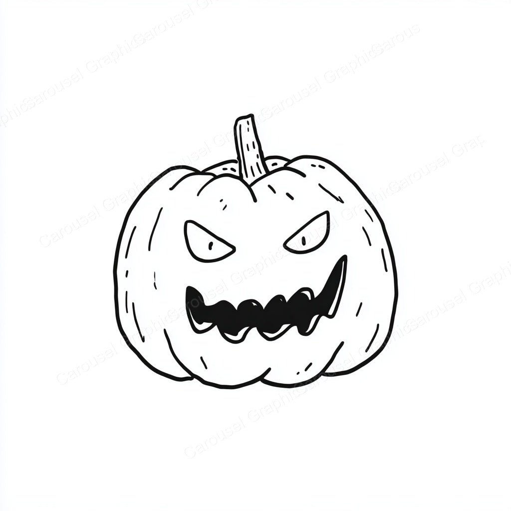 Jack-O-Lantern Vector Graphic preview