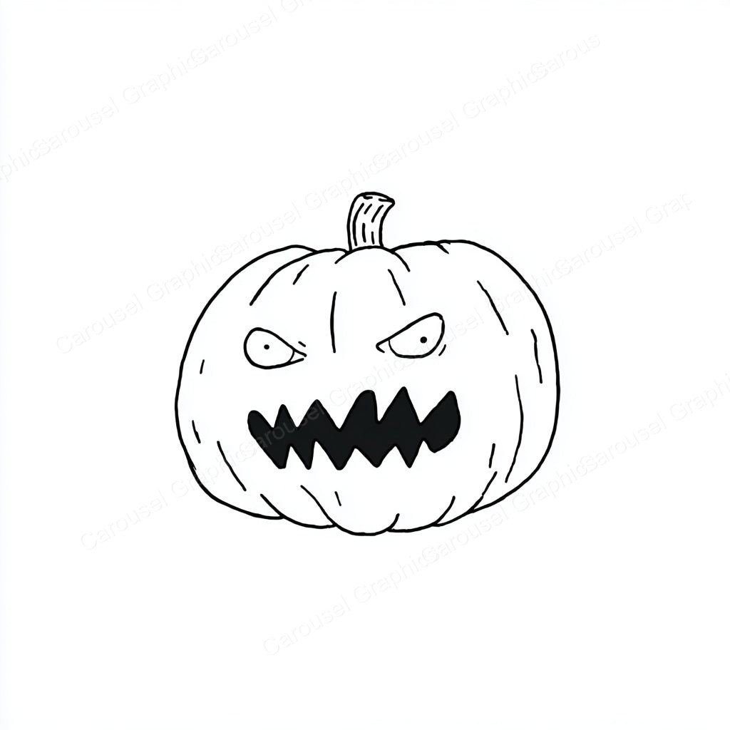 Jack-O-Lantern Vector Graphic preview
