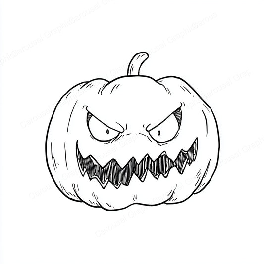 Jack-O-Lantern Vector Graphic preview