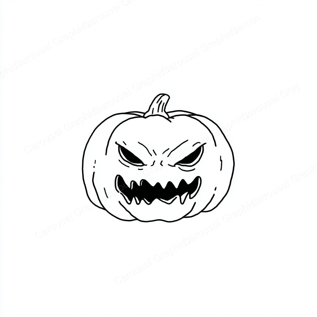 Jack-O-Lantern Vector Graphic preview