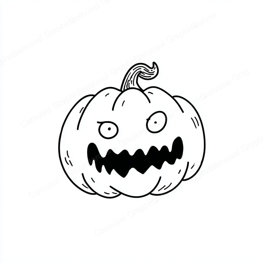Jack-O-Lantern Vector Graphic preview