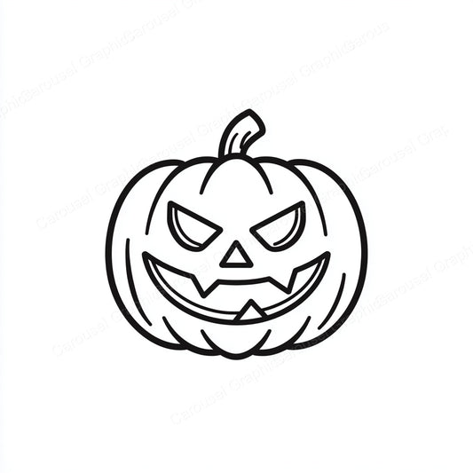 Jack-O-Lantern Vector Graphic preview