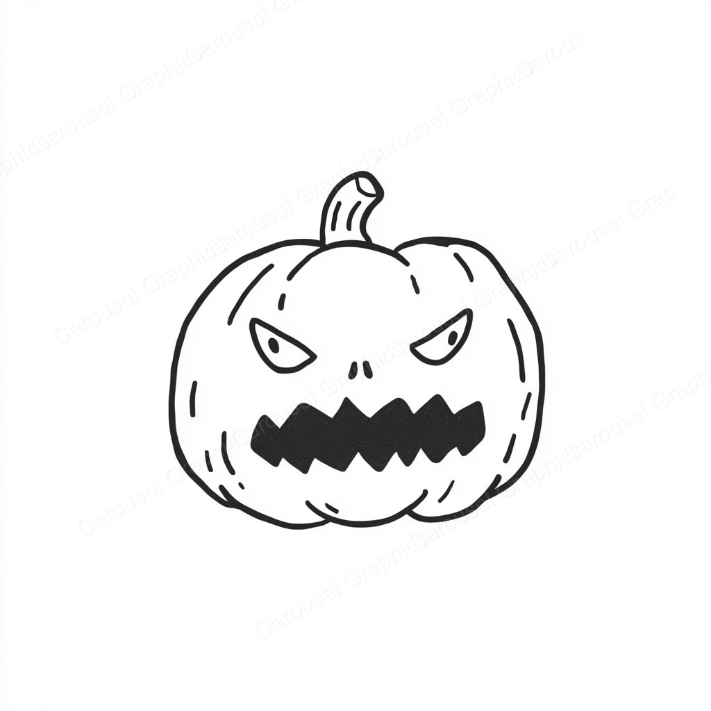 Jack-O-Lantern Vector Graphic preview
