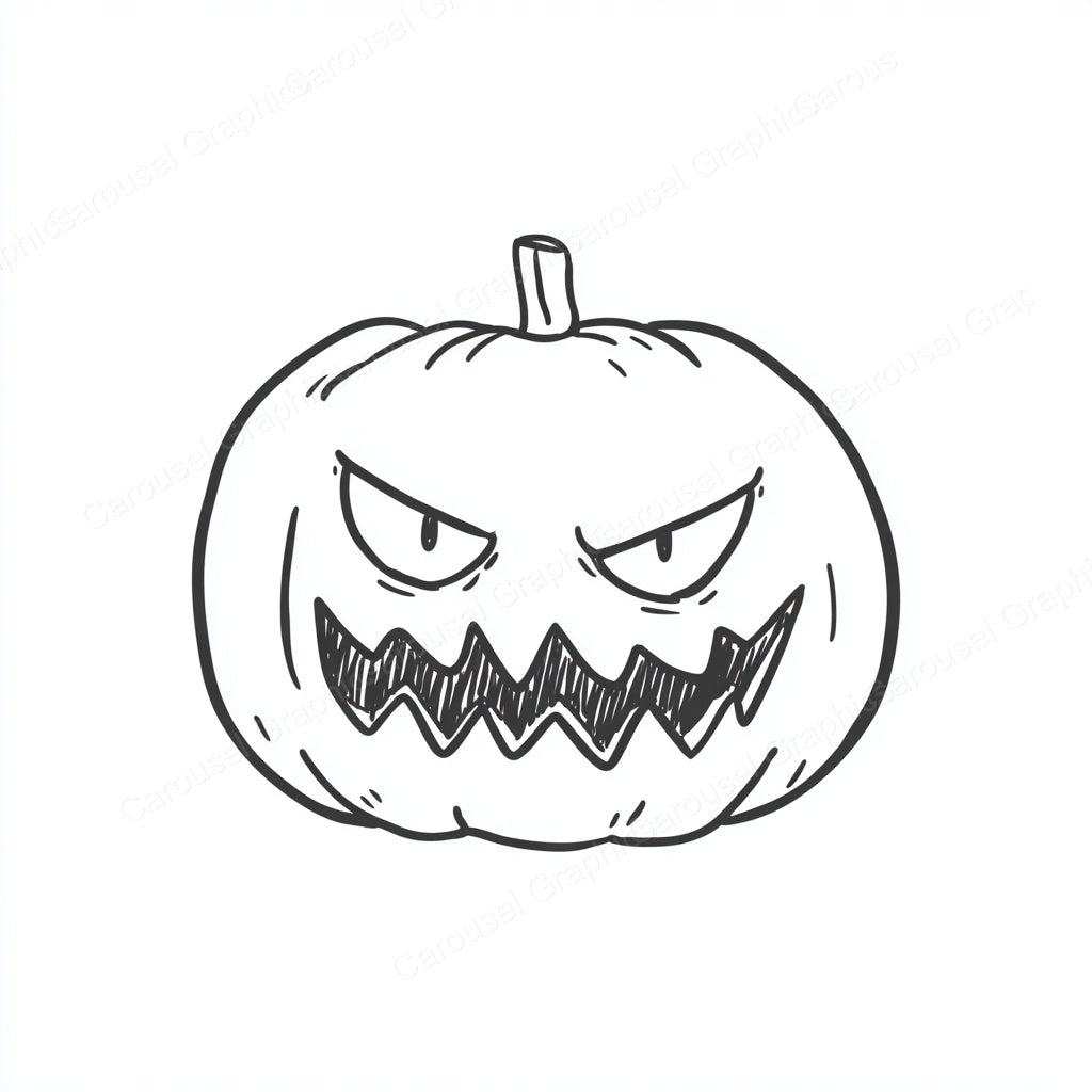 Jack-O-Lantern Vector Graphic preview