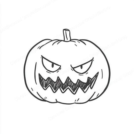 Jack-O-Lantern Vector Graphic preview