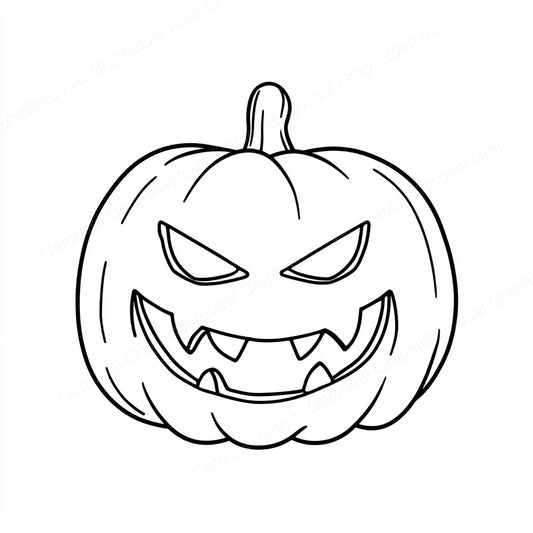 Jack-O-Lantern Vector Graphic preview