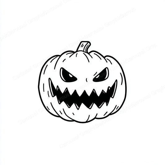 Jack-O-Lantern Vector Graphic preview