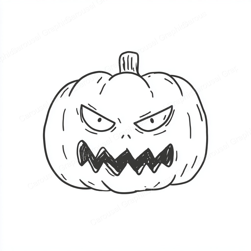 Jack-O-Lantern Vector Graphic preview