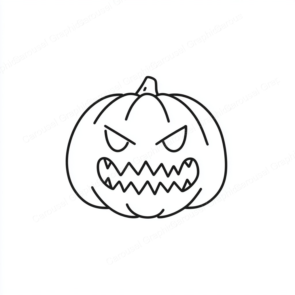 Jack-O-Lantern Vector Graphic preview