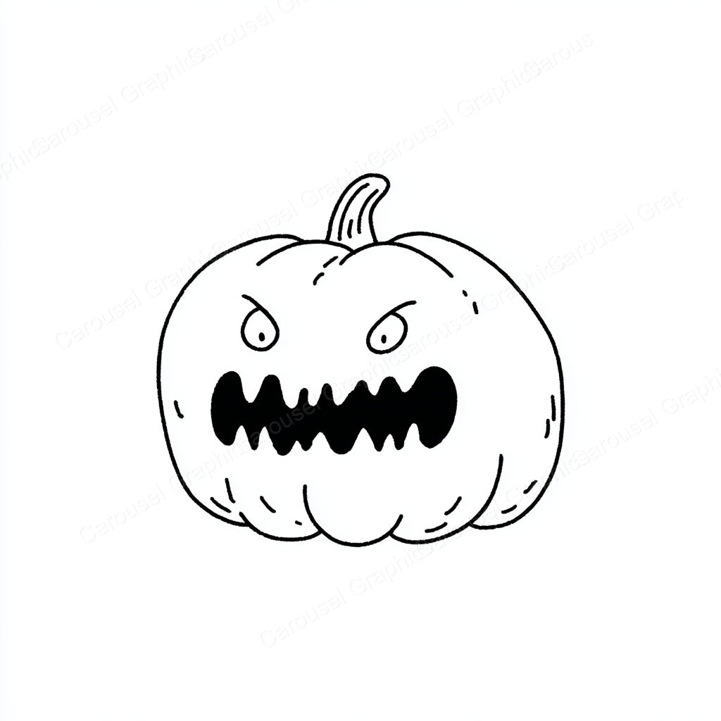 Jack-O-Lantern Vector Graphic preview